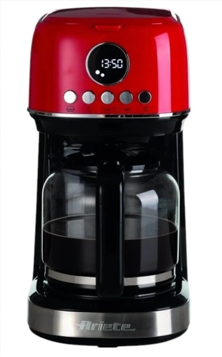 Ekspres przelewowy ARIETE Moderna 1396/00 Czerwono-czarny
