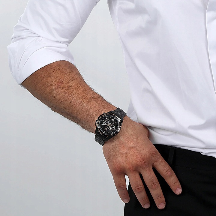 ZEGAREK MĘSKI MASERATI TRAGUARDO R8873612048 CZARNY ORYGINALNY + PUDEŁKO