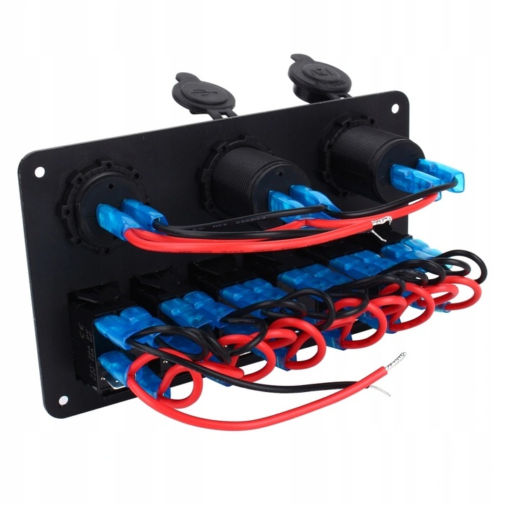 PANEL PRZEŁĄCZNIKÓW KOŁYSKOWYCH USB