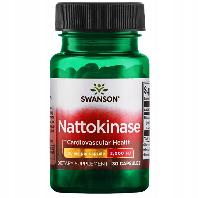 SWANSON NATTOKINAZA 100mg gęsta krew NATTOKINASE