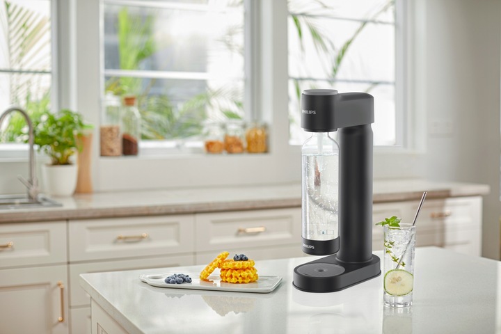 Saturator do gazowania wody PHILIPS ADD4901BK gazowanie wody, 2 butle CO2