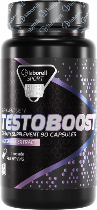 Laborell Testoboost booster testosteronu Tribulus terrestris 90 kapsułek