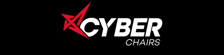 FOTEL GAMINGOWY CYBER CHAIRS SELECT RED - CZARNY - BIUROWY