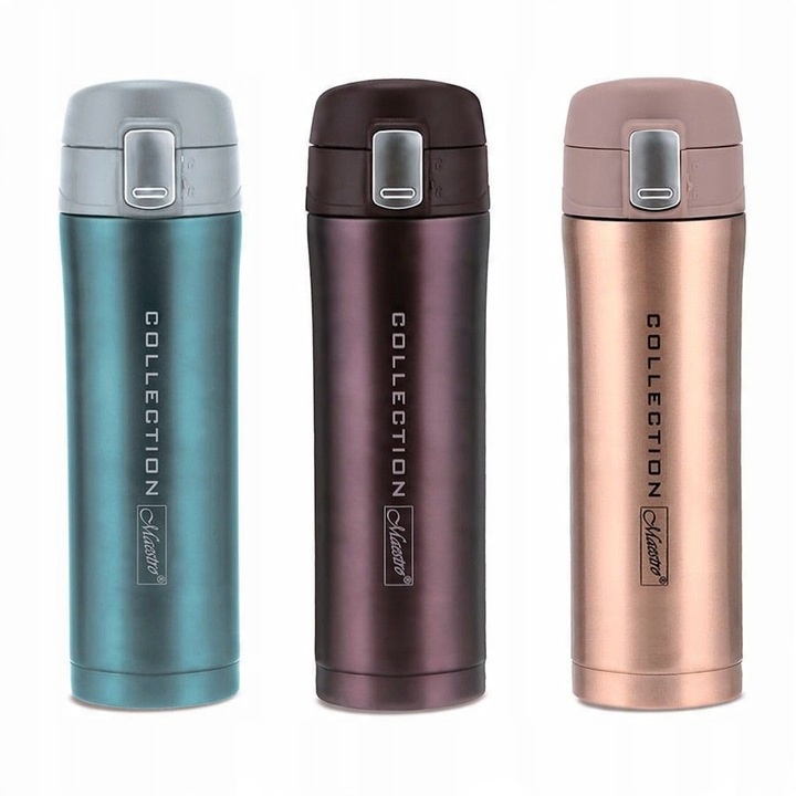 Kubek termiczny termos 450ml bidon Maestro MR1641