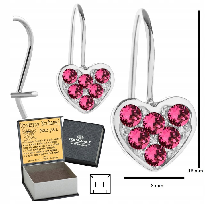 SREBRNE KOLCZYKI DLA DZIEWCZYNKI GRAWER SREBRO 925