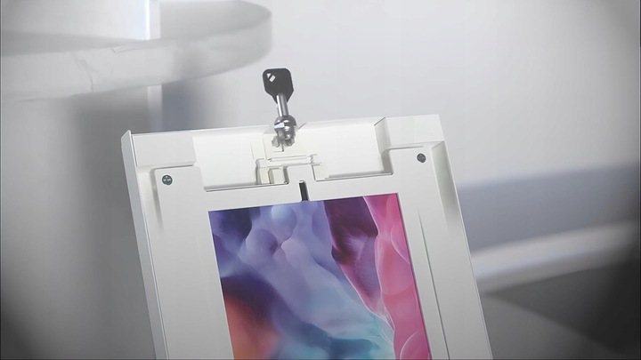 Wolnostojący Ochronny Statyw podstawka obudowa POS na tablet regulowany