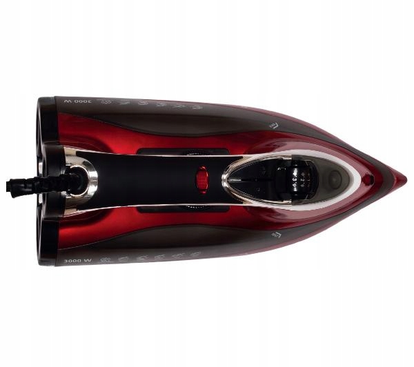 Żelazko parowe RAVEN EZ003X 3000W Blokada kapania Czerwone