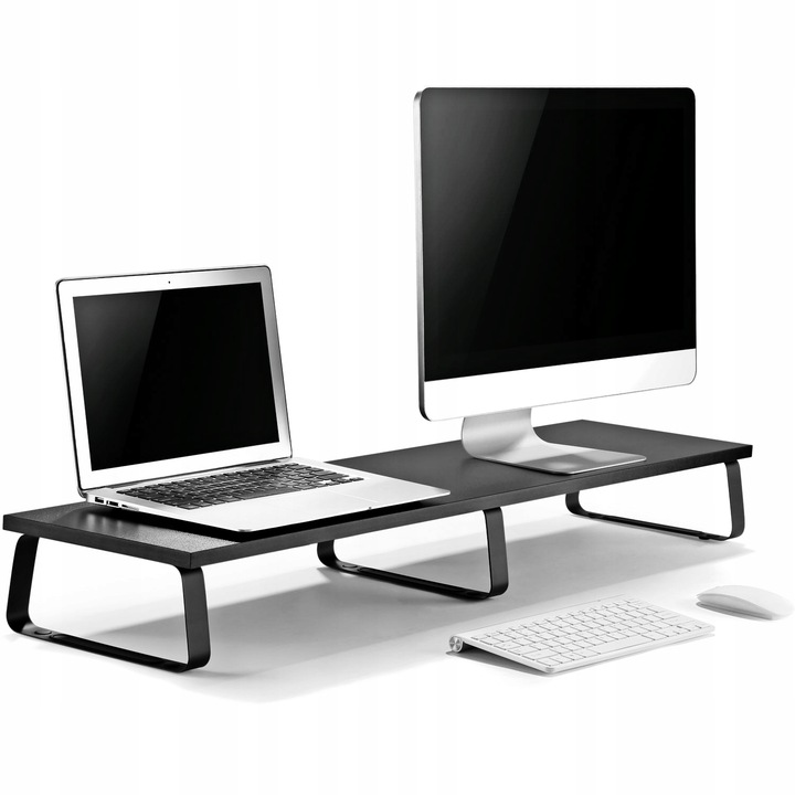 MOZOS DUAL RISER S PODSTAWA PÓŁKA POD DWA MONITORY KOMPUTER LAPTOP UCHWYT