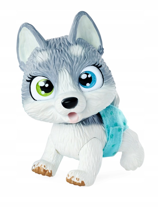 PAMPER PETZ INTERAKTYWNY PIESEK HUSKY PIJE SIKA ZESTAW Z WANNĄ I PRYSZNICEM