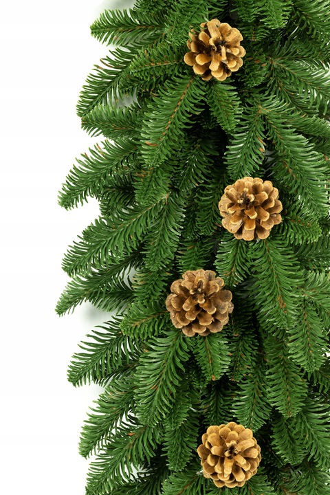 Girlanda Jodła z szyszkami PE gęsta jak naturalna 100 cm Święta dekoracja