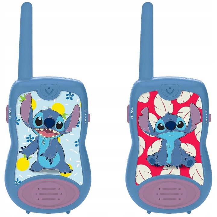 Lexibook Stitch Krótkofalówki zasięg do 200m Walkie Talkie dla dzieci 3+