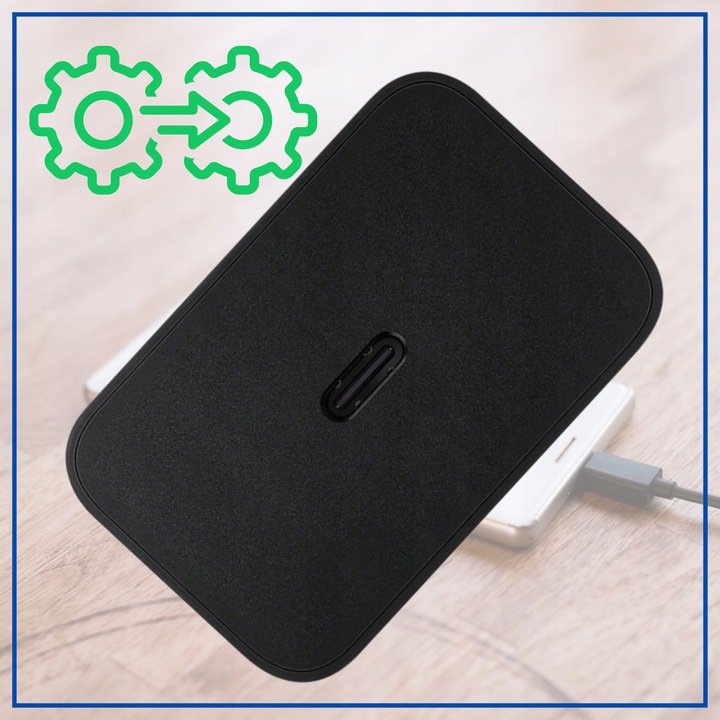 SZYBKA ŁADOWARKA SIECIOWA TELEFONU MOCNA 45W + KABEL USB-C 1M