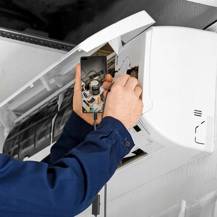 Endoskop Kamera Inspekcyjna do Telefonu Android Aplikacja LED USB Typ-C 3M