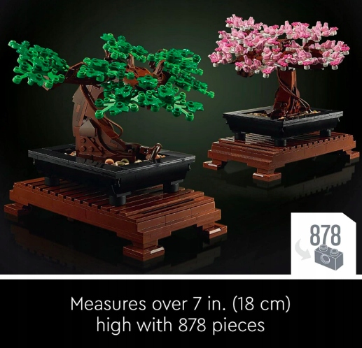 LEGO ICONS 10281 Drzewko bonsai + Torebka