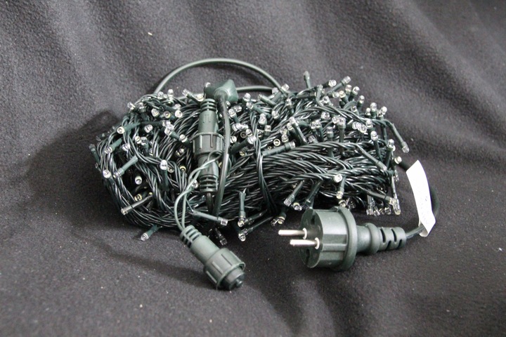 LAMPKI CHOINKOWE 200 LED MULTIKOLOR + BIAŁY FLASH