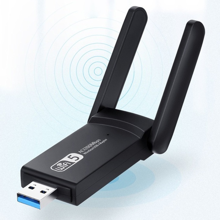 KARTA SIECIOWA WIFI ADAPTER USB 3.0 1300 Mbps 5ghz 2 TRYBY SYMULACJA AP