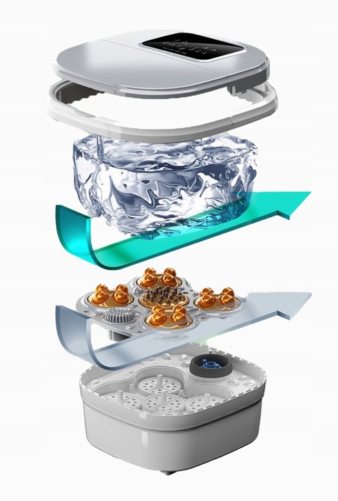 Masażer wodny Gateway Foot Spa do masażu stóp 430W z grzaniem podczerwień