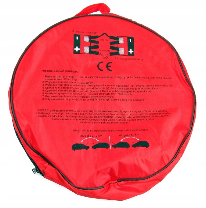 KABLE PRZEWODY ROZRUCHOWE 1200A 6m GRUBE MOCNE POKROWIEC!