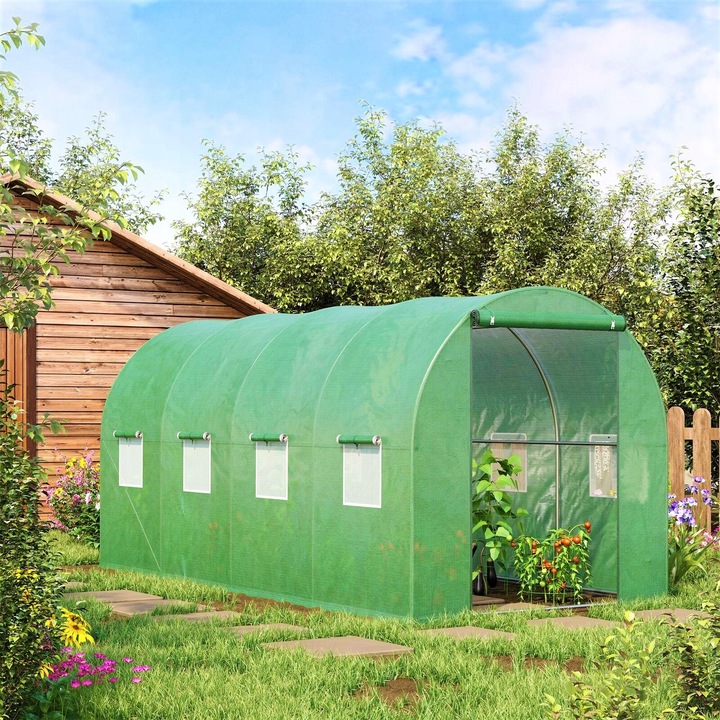 MOCNY TUNEL FOLIOWY OGRODOWY SZKLARNIA 4x2m JAKOŚĆ 8m2 PREMIUM