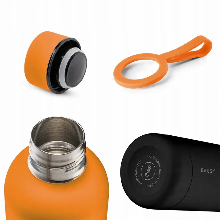 Butelka Termiczna Mojo 500 ml BPA FREE 12/24H - Orange/Pomarańczowa