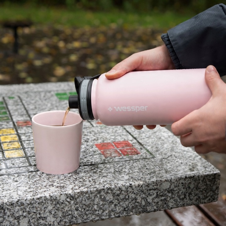 Kubek Termiczny Termos na Herbatę Bidon Butelka Termiczna Stalowa 1l