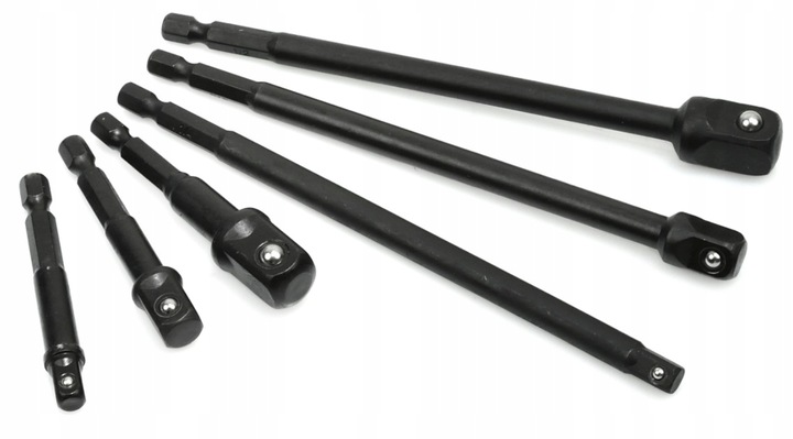 PRZEDŁUŻKI UDAROWE ZESTAW HEX 1/4, 1/2, 3/8