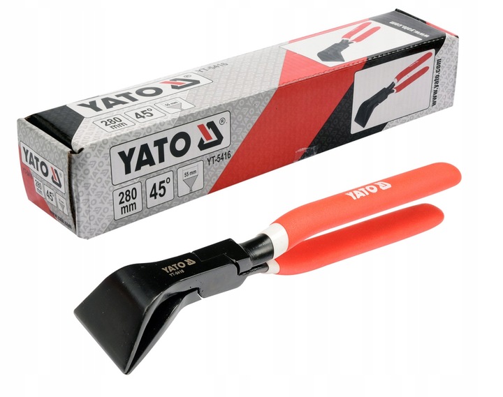 Kleszcze do gięcia blach - odgięte 45°,280mm YT-5416