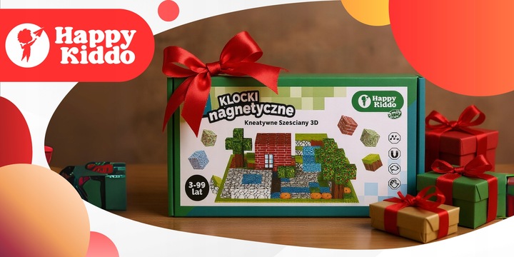 Klocki magnetyczne kreatywne sześciany piksele bloki 100 klocków 3D silne