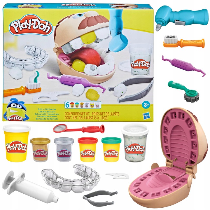 Play-Doh Ciastolina Zestaw Dentysta Hasbro F1259
