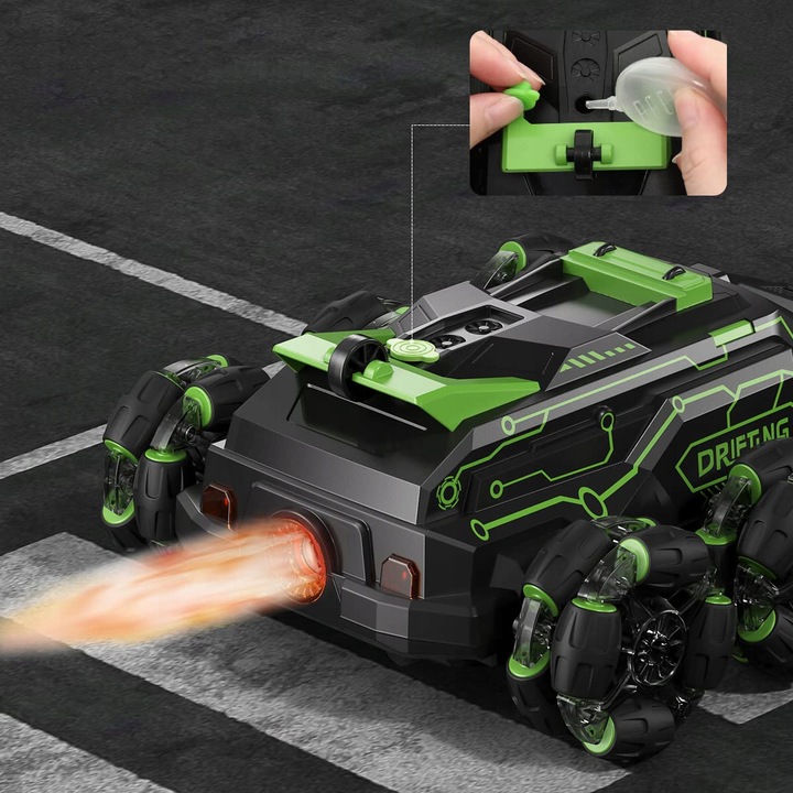 SAMOCHÓD ZDALNIE STEROWANY RC RĘKĄ GESTAMI PILOT AUTO PODŚWIETLENIE 4x4