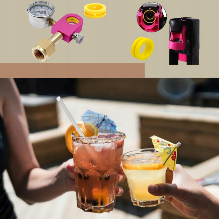 Uszczelka do SodaStream Quick Connect Terra Art 6 sztuk