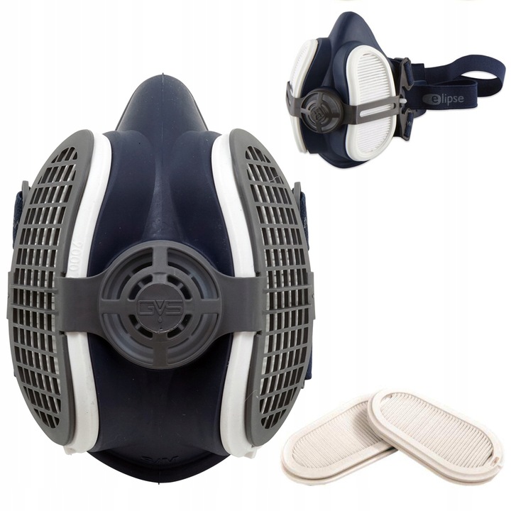 Półmaska ochronna GVS ELIPSE P3 do spawania z filtrami P3 przeciwpyłowa