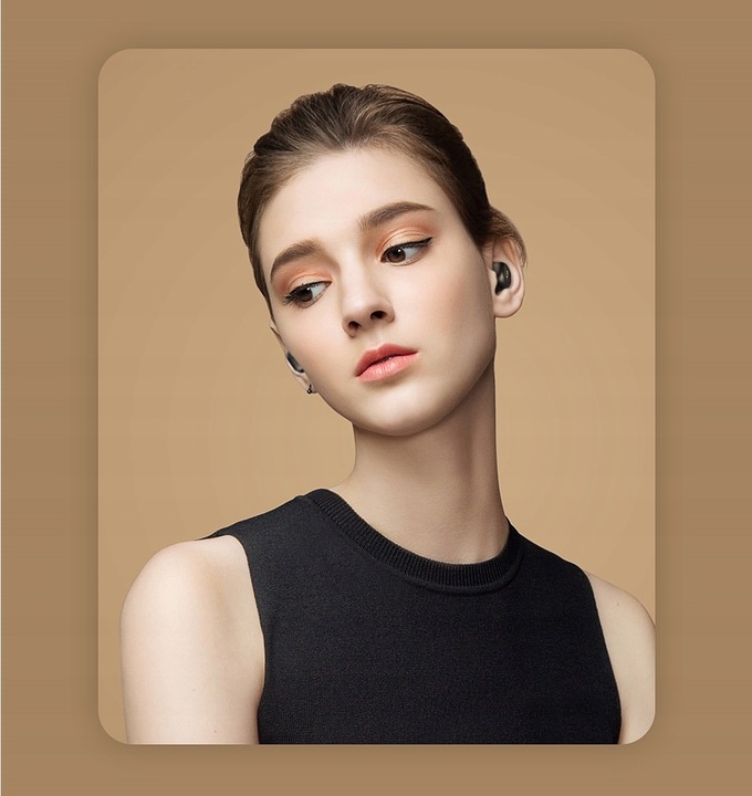 QCY T2C SŁUCHAWKI BEZPRZEWODOWE DOKANAŁOWE TWS BLUETOOTH 5.0 CZARNE