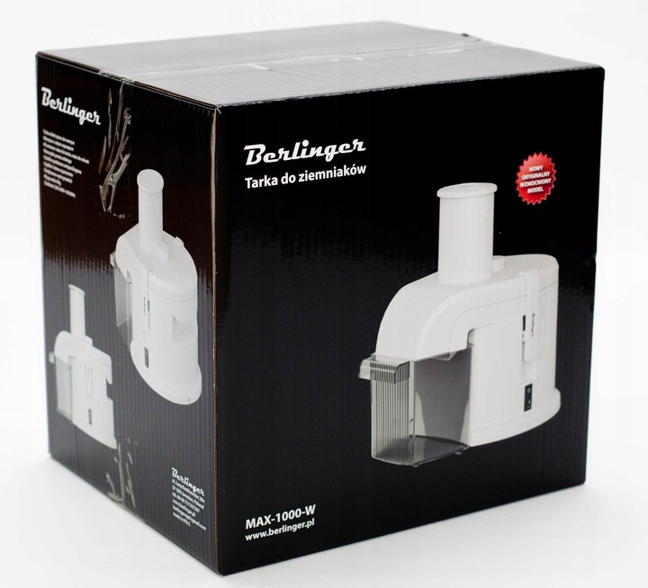 MASZYNKA TARKA DO TARCIA ZIEMNIAKÓW CIORKA SZATKOWNICA BERLINGER 4w1 400W
