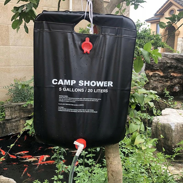 PRYSZNIC KEMPINGOWY TURYSTYCZNY SOLARNY POLOWY 20L