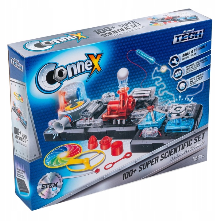 DUMELTech Kreatywny Zestaw SUPER NAUKOWIEC Doświadczenia elektroniczne