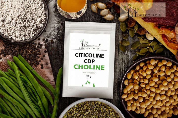 FOREST CDP CHOLINA CYTYKOLINA 60kaps PAMIĘĆ KONCENTRACJA ENERGIA MOCNA