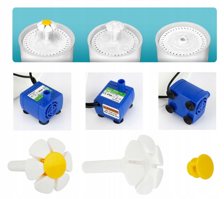 FONTANNA POIDEŁKO POIDŁO AUTOMATYCZNE MISKA WODNA ZWIERZĄT PSA KOTA 2.4L