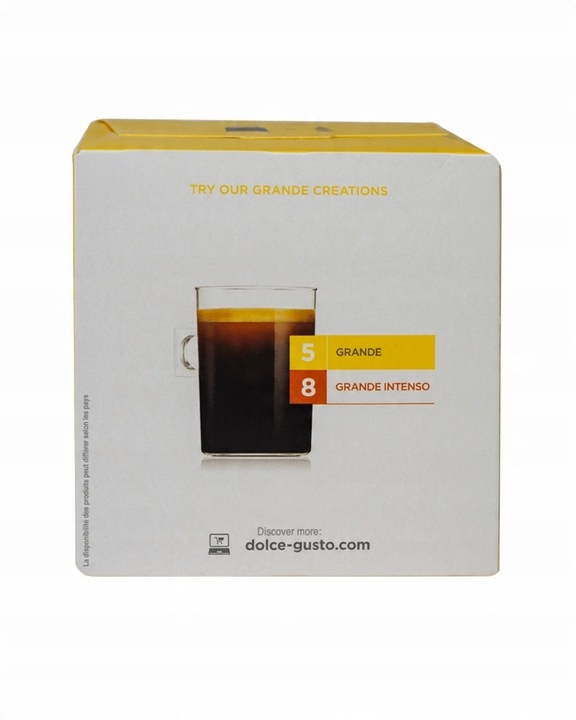 Kapsułki Nescafe Dolce Gusto Grande 3x30szt