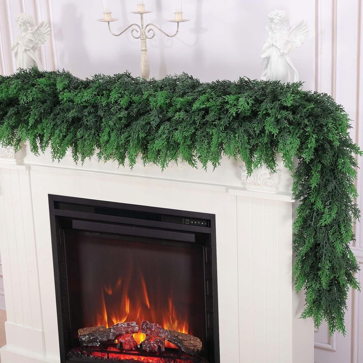 DIY WIENIEC ŚWIĄTECZNY 180CM Z SZYSZEK WIANEK CEDROWY DEKORACJA ŚWIĄTECZNA