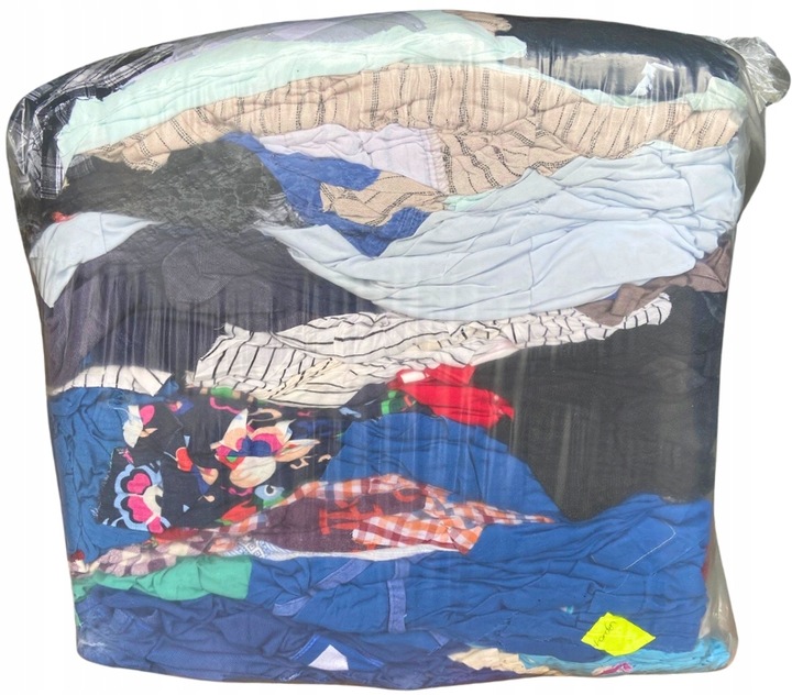 Czyściwo Bawełniane Przemysłowe BHP mix Posortowane bez Guzików Zamków 10kg