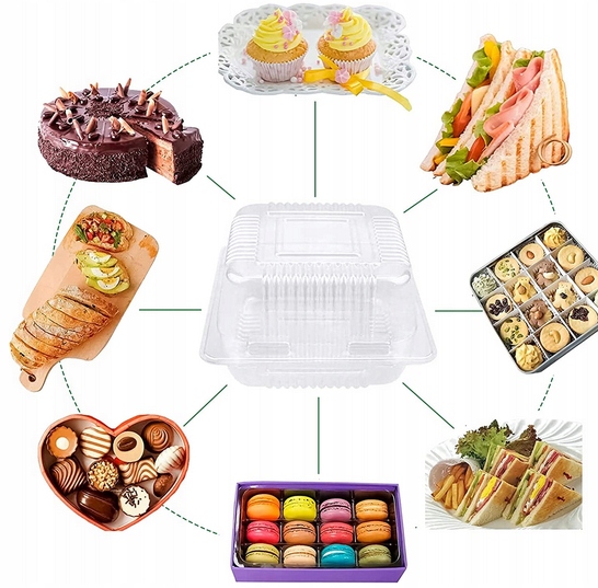POJEMNIKI ALI25C NA CIASTO OPAKOWANIE CUKIERNICZE 50SZT 164 /148 /82