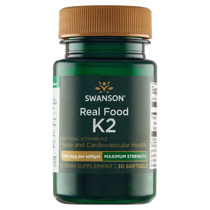 NATURALNA WITAMINA K2 MK-7 200mcg KOŚCI SWANSON
