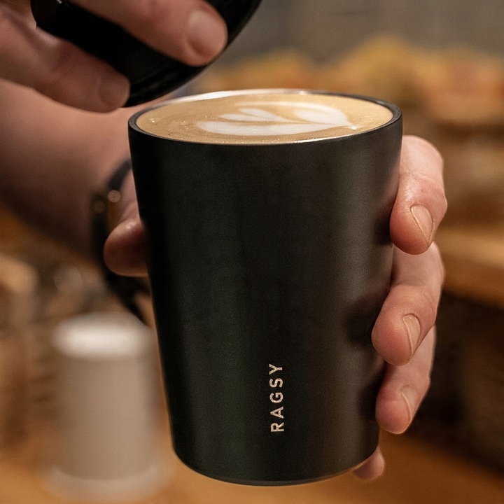 Kubek Termiczny ze stali nierdzewnej BPA FREE Simply Cup 340 ml - Black