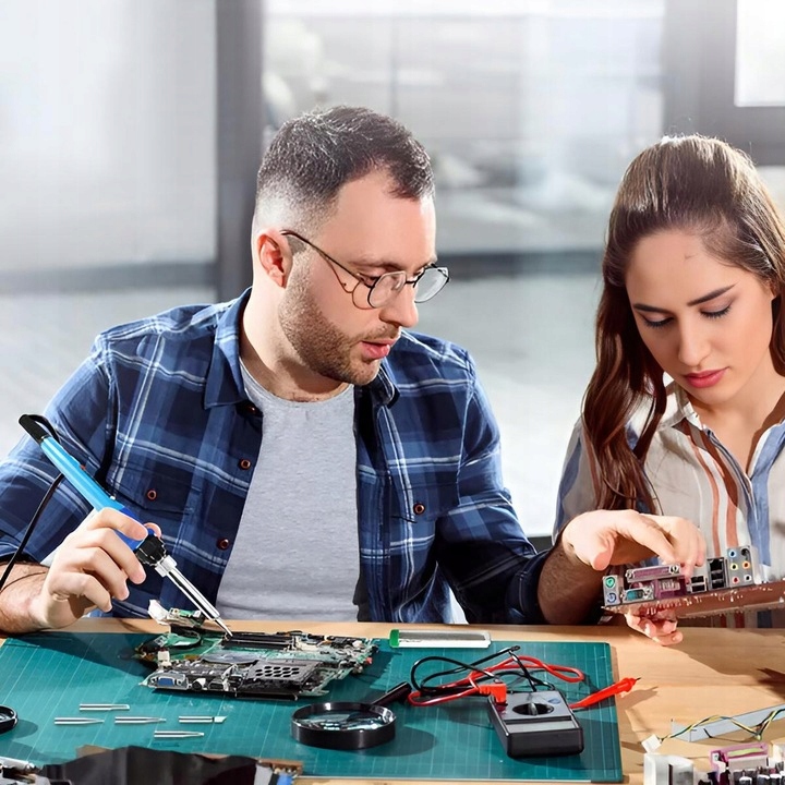 ZESTAW LUTOWNICZY LUTOWNICA PRECYZYJNA KOLBOWA Z REGULACJĄ TEMPERATURY 60W