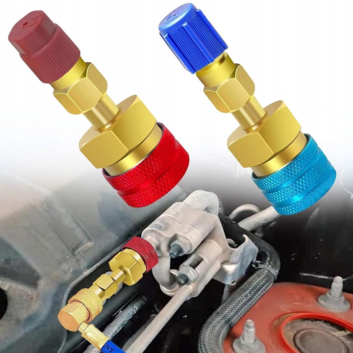 PRZEJŚCIÓWEK Z CZYNNIKA R1234YF NA R134A 2 SZT ZESTAW