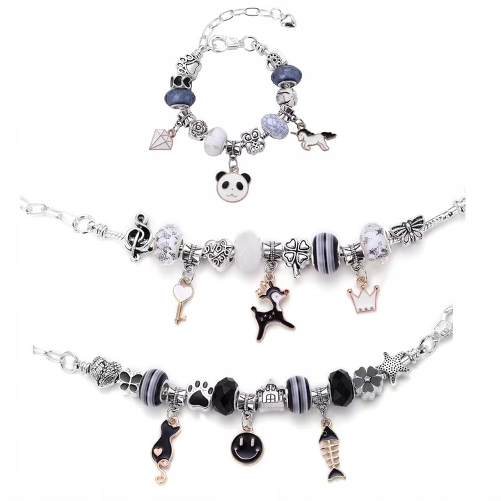 ZESTAW DO ROBIENIA BRANSOLETEK NASZYJNIKÓW PREZENT + KUFEREK FAJNY