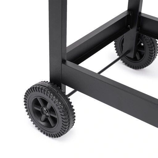 GRILL WĘGLOWY OGRODOWY SMART RUSZT ŻELIWNY WÓZEK