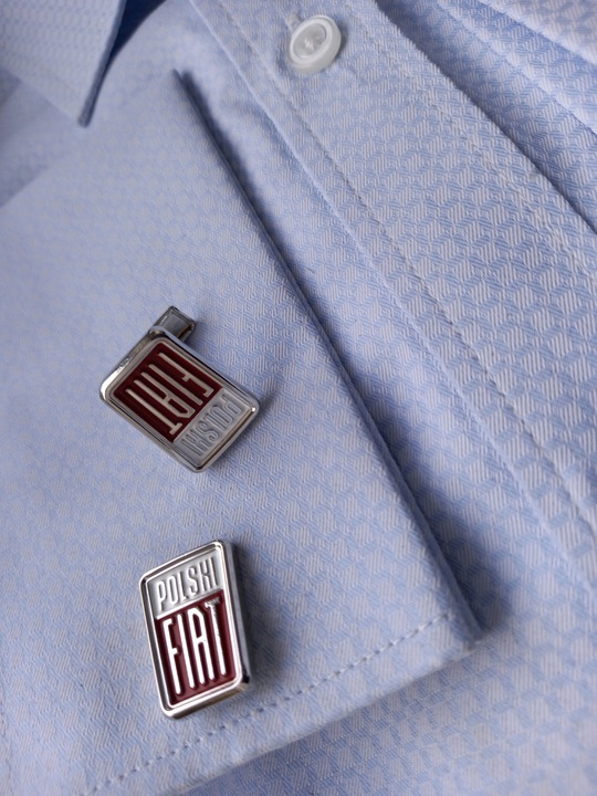 Srebrne spinki do mankietów Model Miniaturka Samochód Porsche 911 + Etui