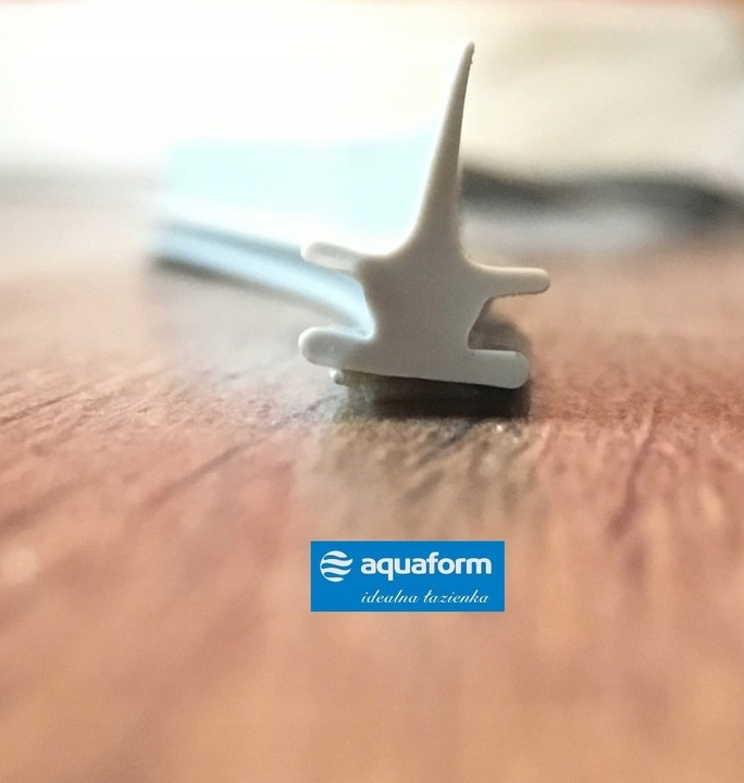 Uszczelka dolna parawanu nawannoweg AQUAFORM i KFA ARMATURA szara